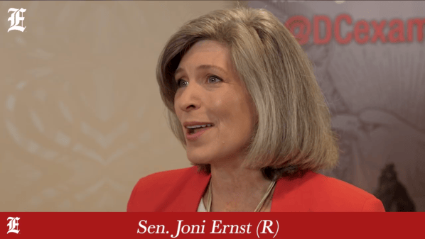 Joni Ernst discusses importance of legislation to protect women’s sports