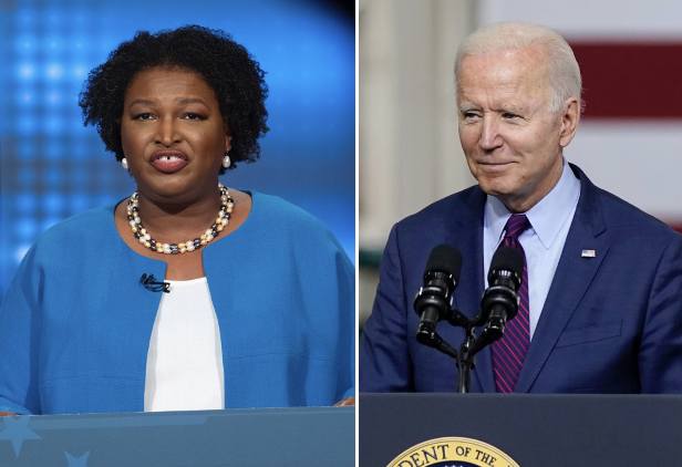 Abrams says Biden has ‘over-performed expectation’ and blames ‘harder’ times on ‘global issues’