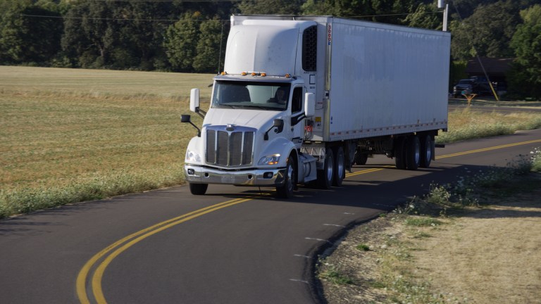 Truck driver sues town after being banned from flying anti-Biden flags