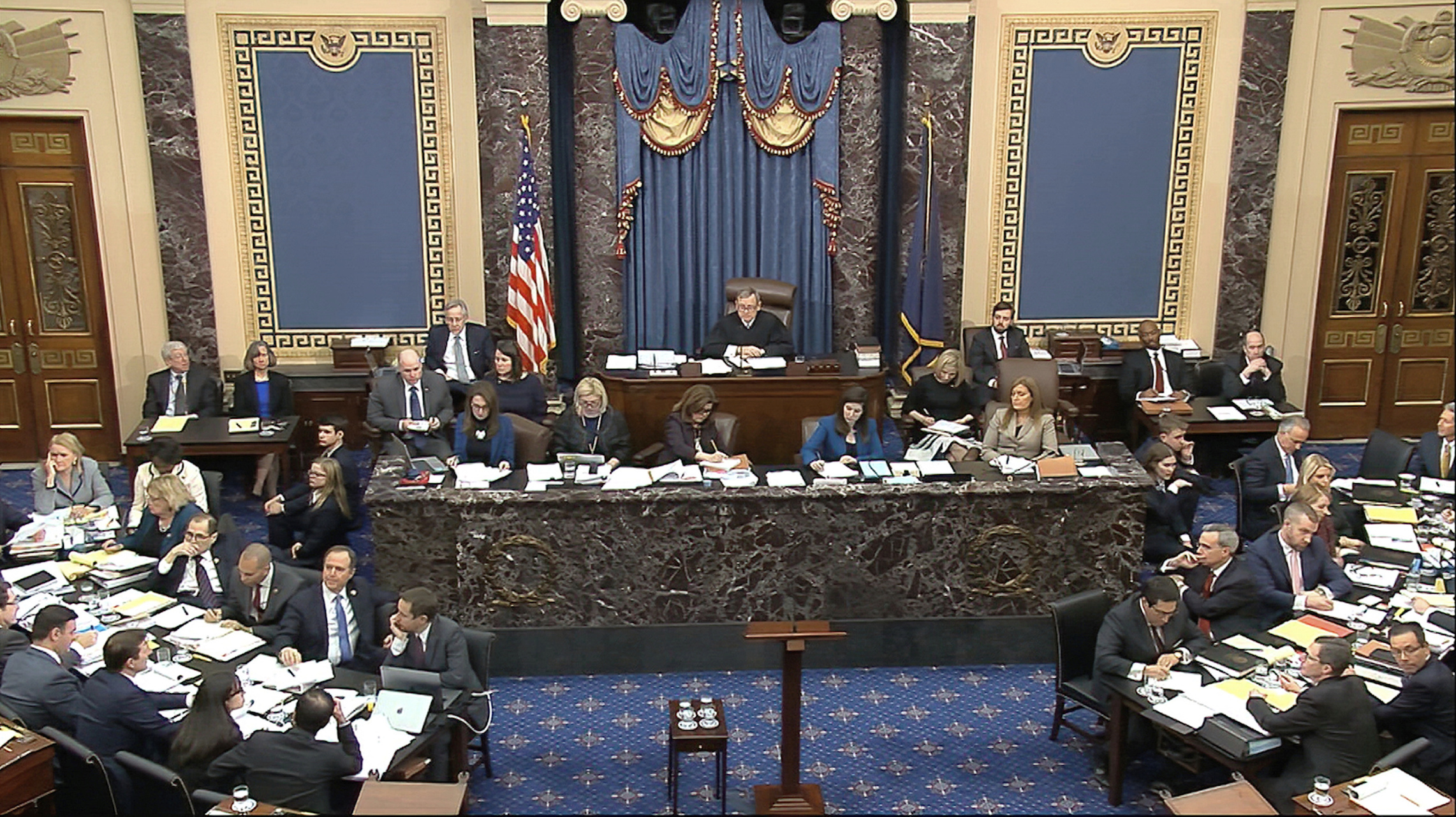 Democrats make final arguments in doomed Senate impeachment trial