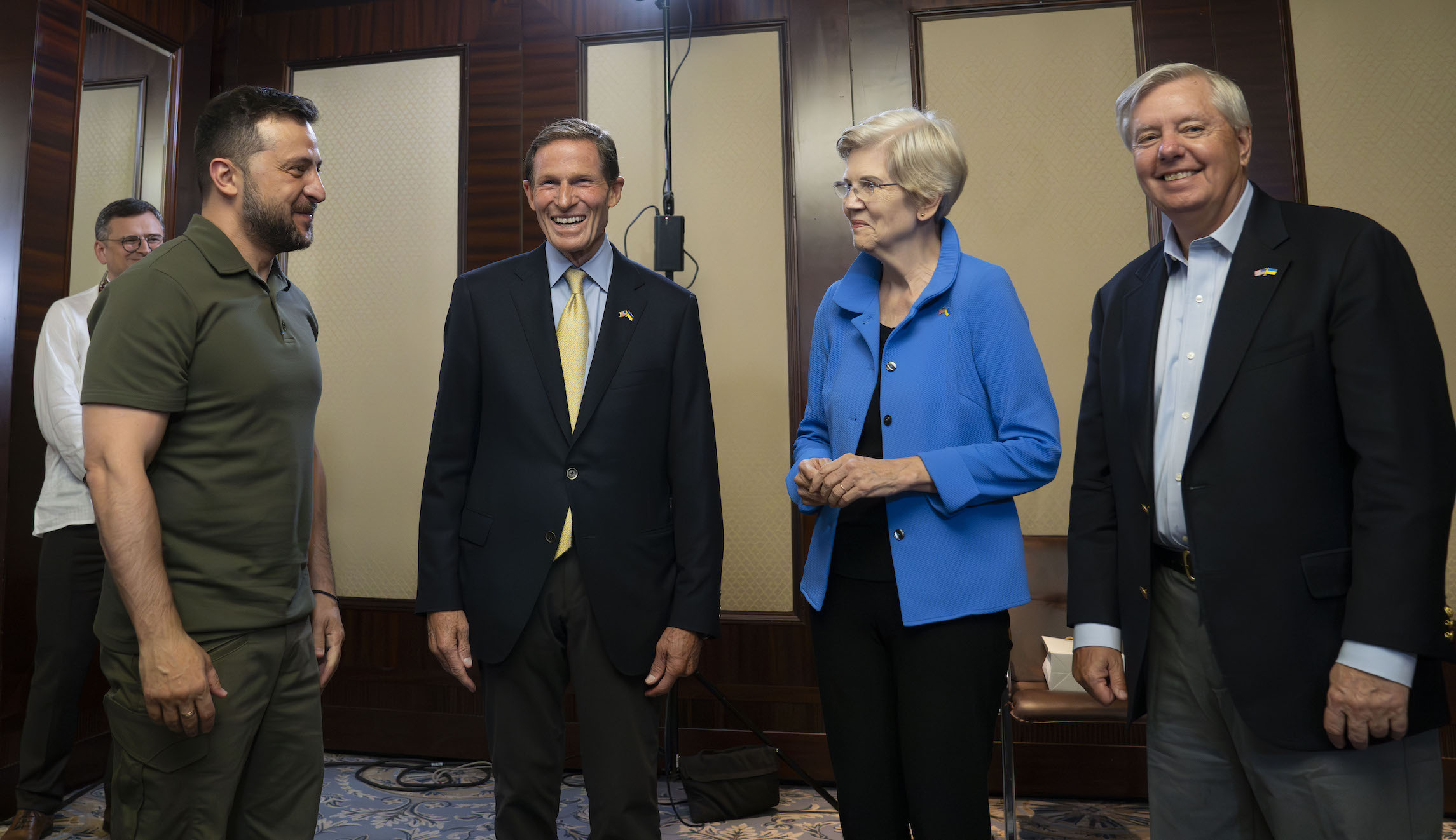 Graham, Warren, and Blumenthal make surprise visit to Ukraine