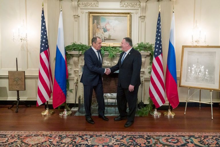 Pompeo speaks with Russian foreign minister about election security and Afghanistan