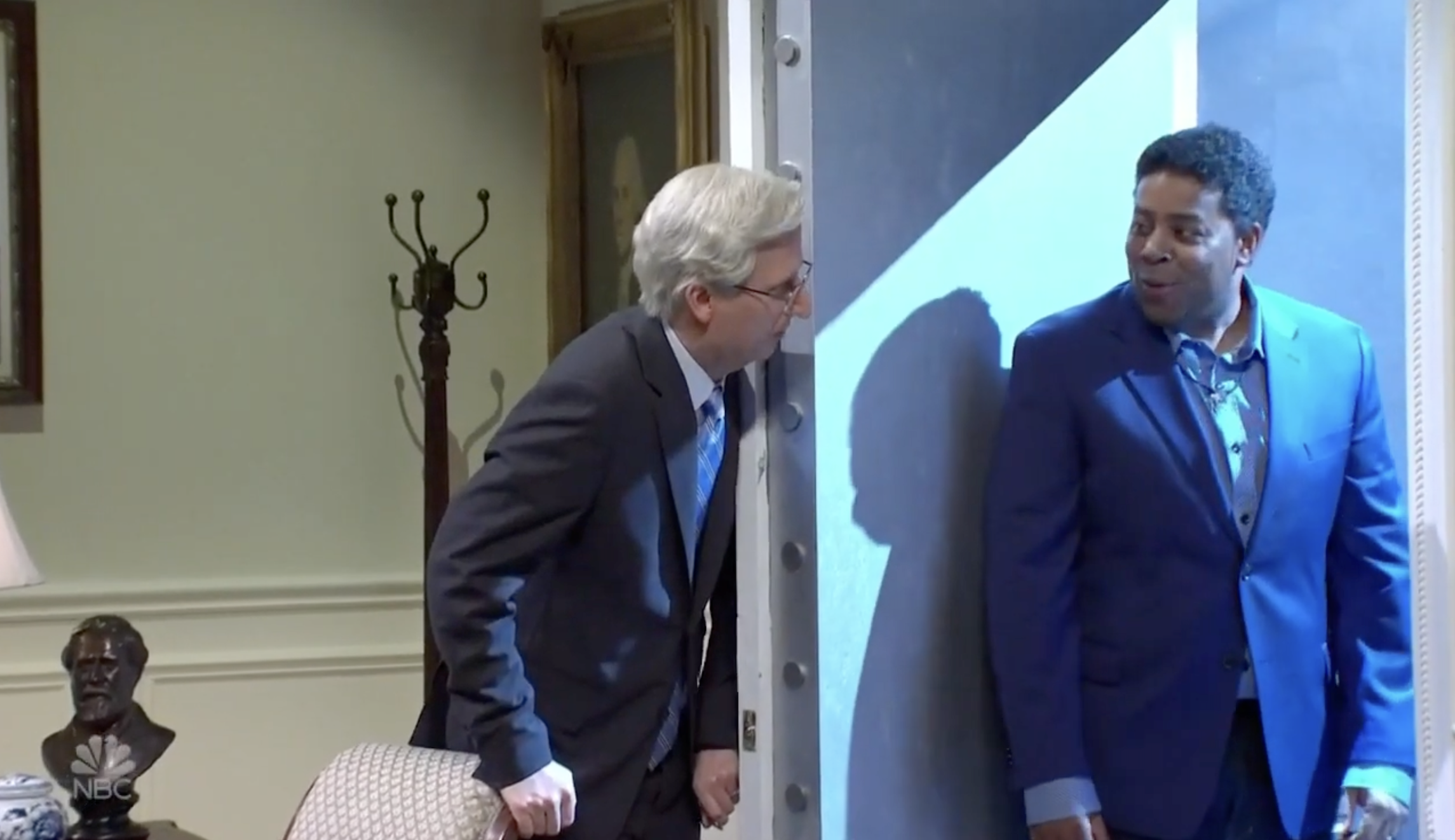 ‘No choice’: McConnell hides Walker in panic room until runoff in SNL cold open