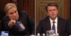 Matt Damon returns to #MeToo with ‘SNL’ Kavanaugh sketch — after saying he should ‘get in the backseat’