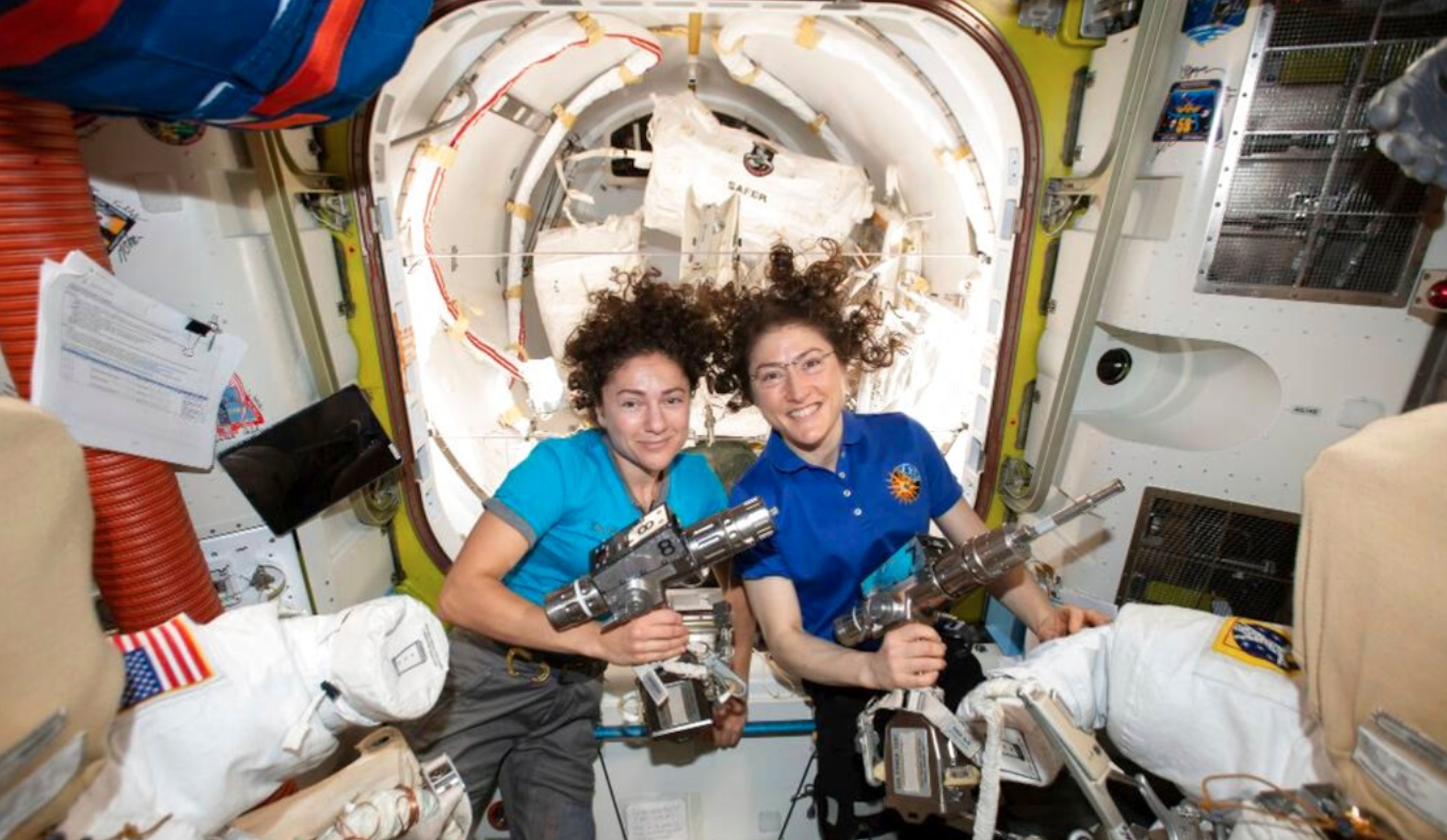 One small step for NASA, one giant leap for women