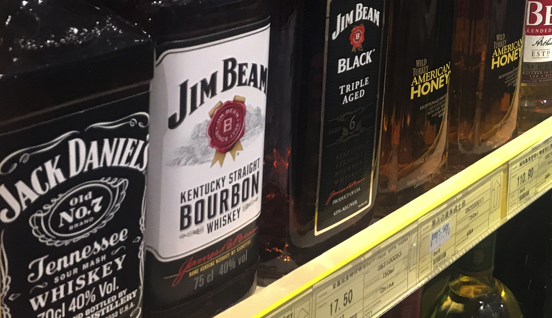 A trade war against American spirits