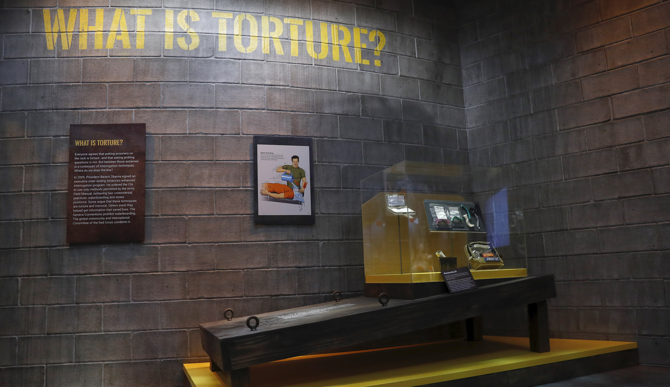 Spy museum to change controversial torture exhibit after criticism