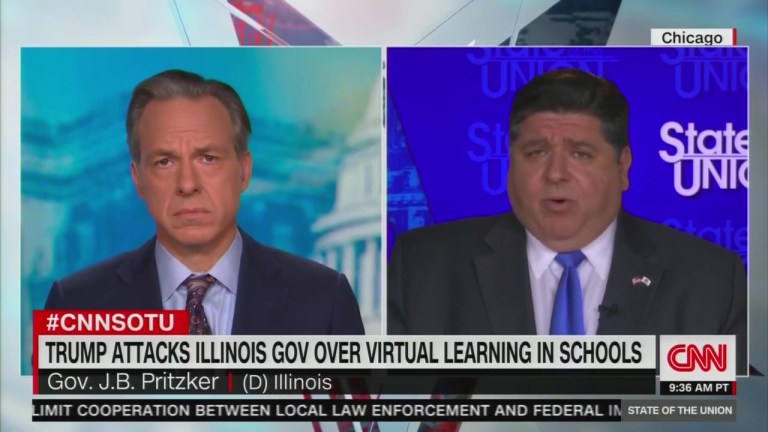 ‘He’s modeling bad behavior’: J.B. Pritzker blames Illinois COVID-19 spike on Trump