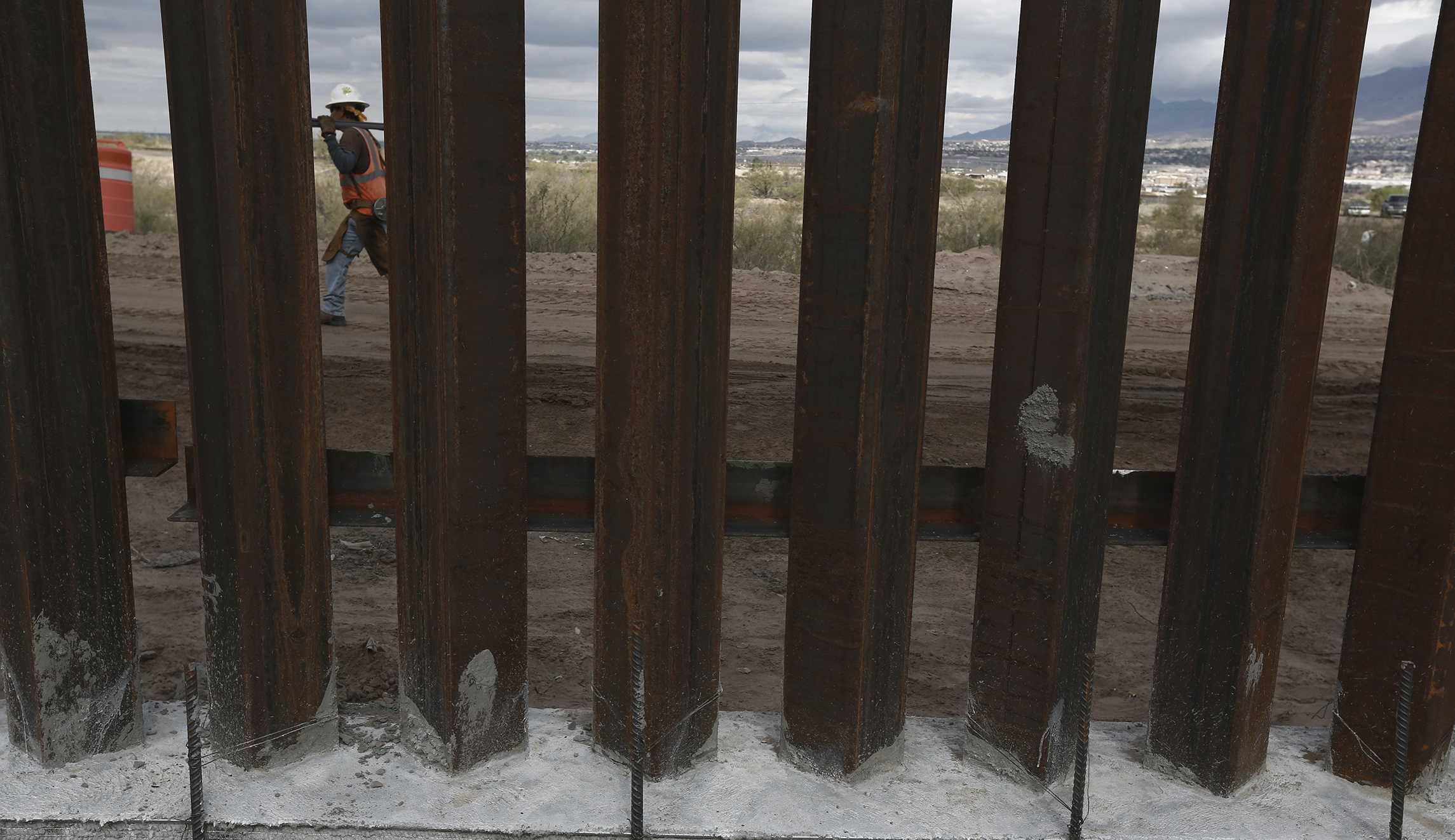 Trump gets his steel border slat fence, with only a few limitations