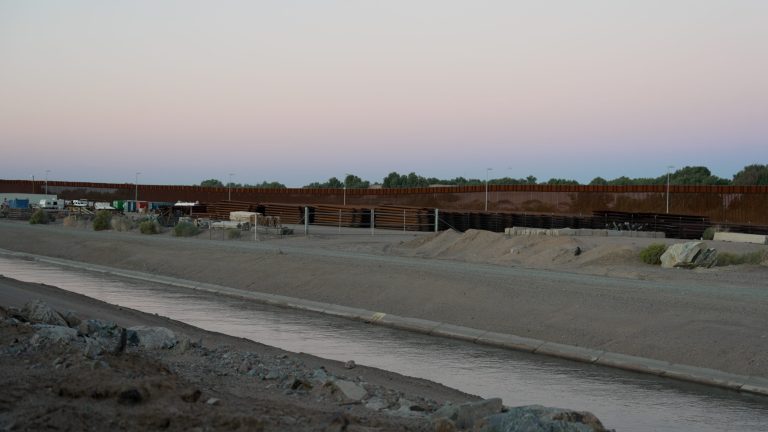 $2.5 million worth of steel wall construction material is sitting in limbo at the border wall.