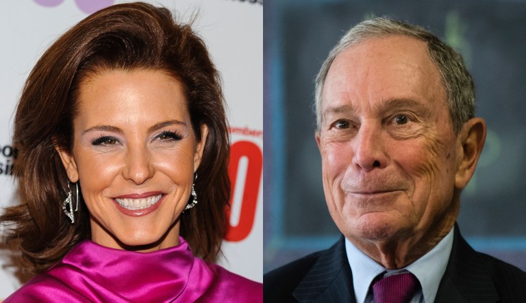Stephanie Ruhle and Michael Bloomberg