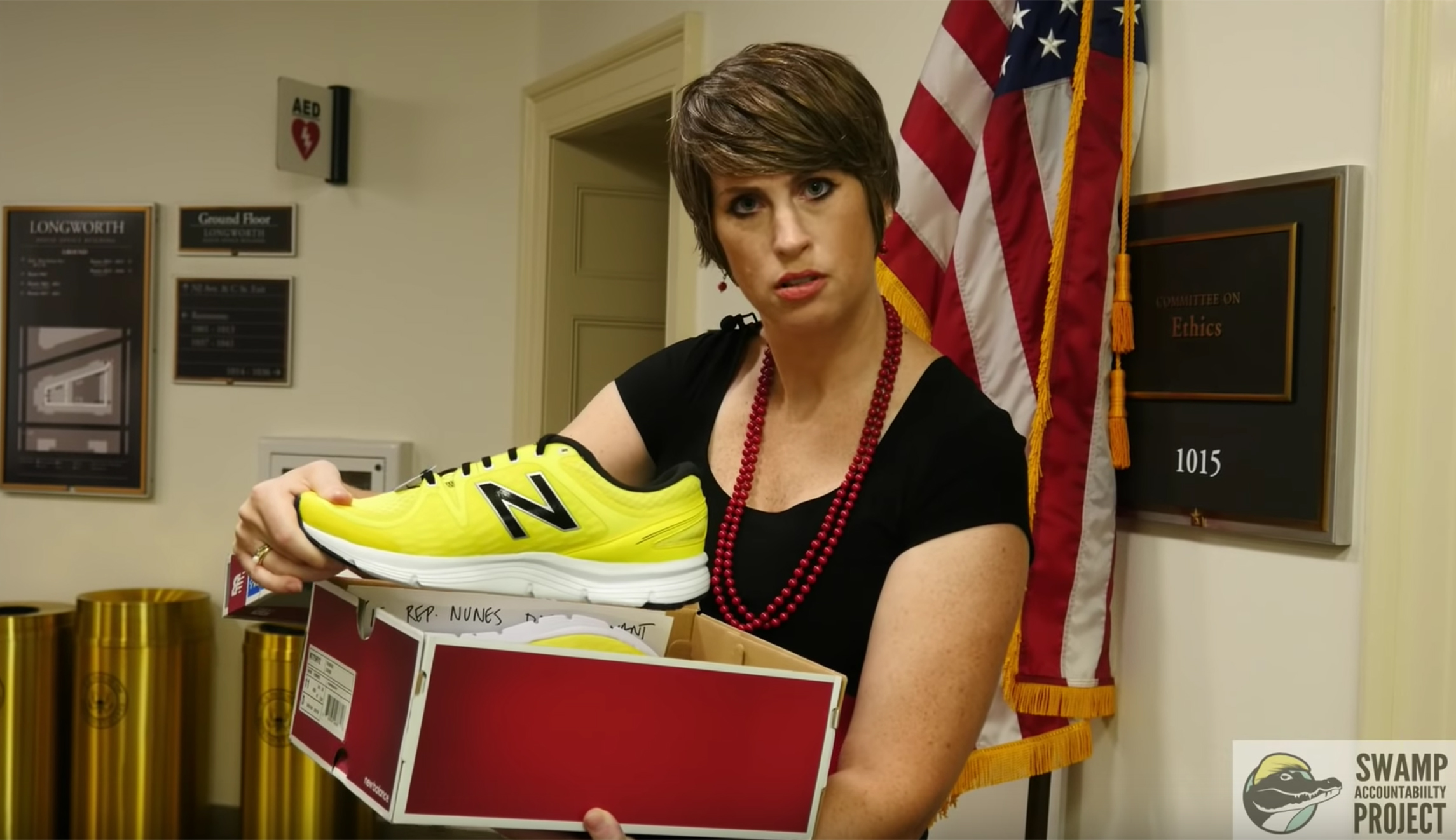 Running shoes delivered to Devin Nunes to ‘keep him comfortable while evading questions’
