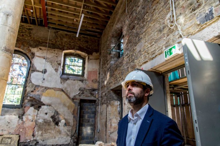 Toby Savage visits Whitfield Tabernacle to check in on the progress of the church's restoration. 