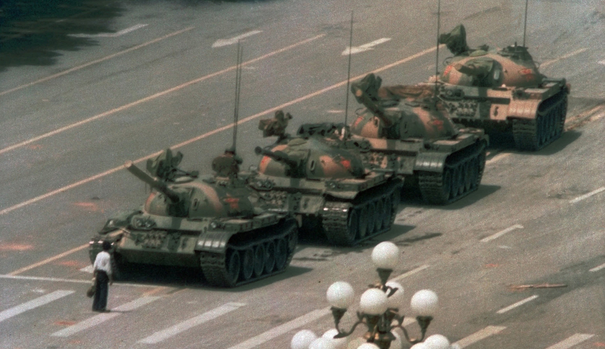 What a president couldn’t teach, ‘tank man’ did