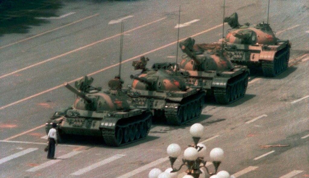 What a president couldn’t teach, ‘tank man’ did