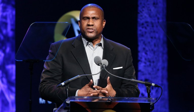 In this April 27, 2016 file photo, Tavis Smiley appears at the 33rd annual ASCAP Pop Music Awards in Los Angeles. Smiley said that he isn't just angry at PBS for firing him on sexual misconduct charges. 