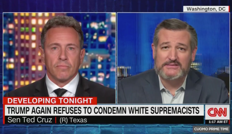 Ted Cruz on Chris Cuomo's show 9/30
