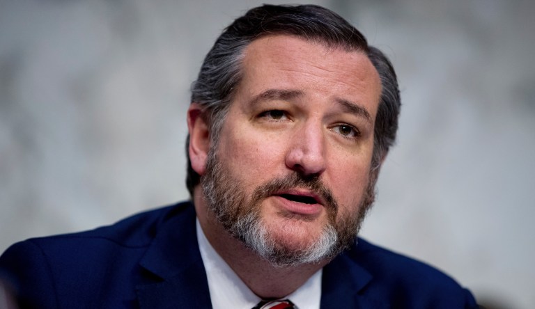 Subcommittee Chairman Ted Cruz, R-Texas, speaks as Federal Aviation Administration Acting Administrator Daniel Elwell, National Transportation Safety Board Chairman Robert Sumwalt, and Department of Transportation Inspector General Calvin Scovel appear before a Senate Transportation subcommittee hearing on commercial airline safety, on Capitol Hill, Wednesday, March 27, 2019, in Washington. 