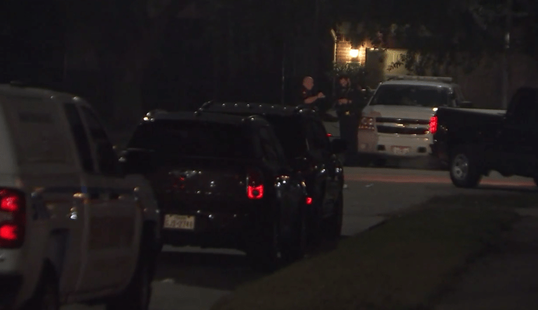 Texas police investigate the death of a nurse, who was killed by a stray bullet on New Year's Eve. 