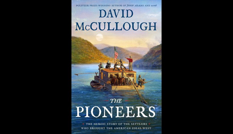 This cover image released by Simon & Schuster shows "The Pioneers: The Heroic Story of the Settlers Who Brought the American Ideal West," by David McCullough.