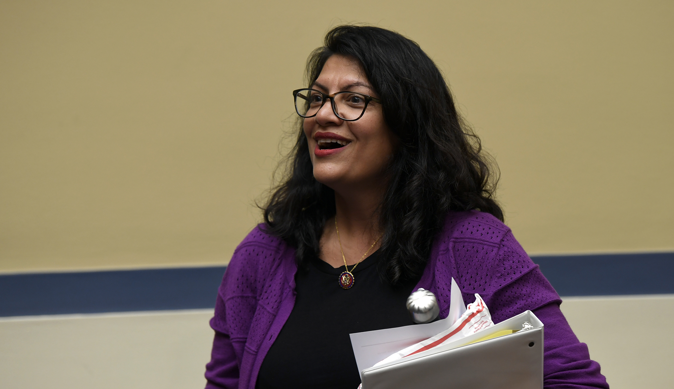 Rashida Tlaib 'I ain't going nowhere, not until I impeach this president'(02)