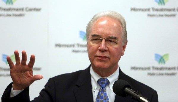 Tom Price blames ‘gotcha politics’ in comments on Obamacare individual mandate