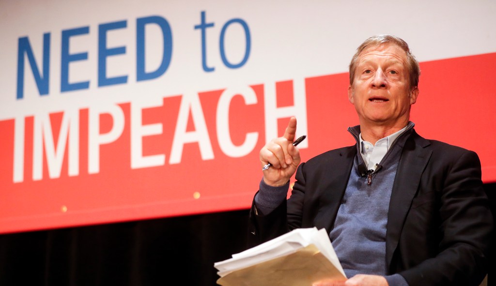 The tedious travels of Tom Steyer