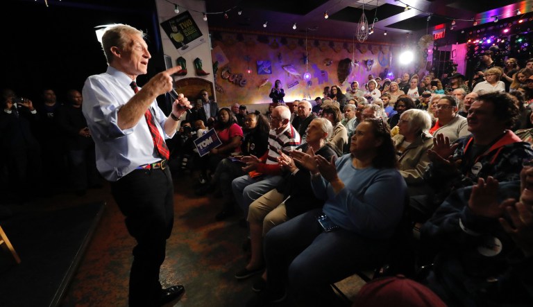 Steyer a thorn in Biden’s side and threat to his comeback