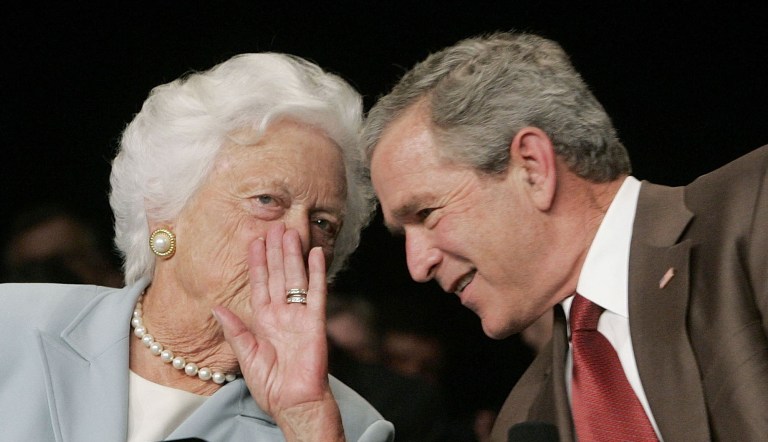 George W. Bush jokes Barbara Bush said he ‘turned out the way he did’ because she smoked and drank while pregnant