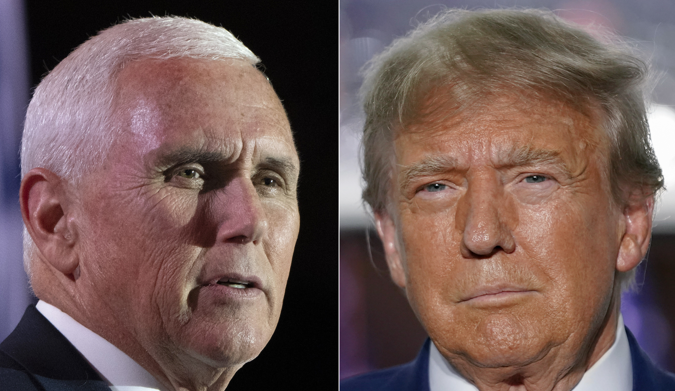 Pence hits Trump for skipping second GOP debate