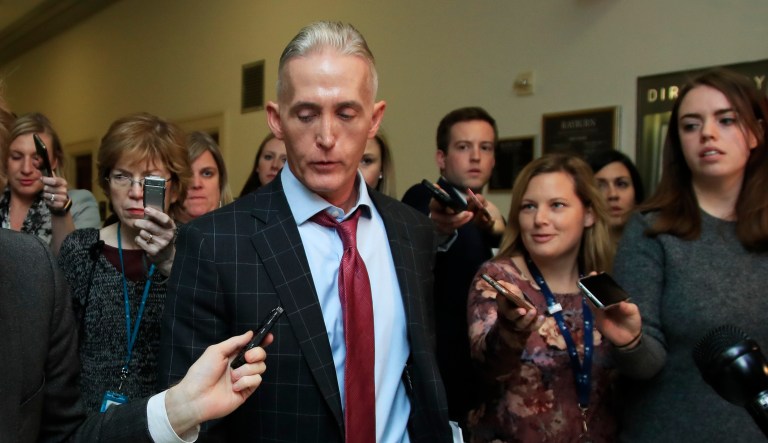 Trey Gowdy has signed on to help Trump through impeachment inquiry
