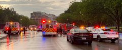 Two people struck by lightning near White House die from injuries