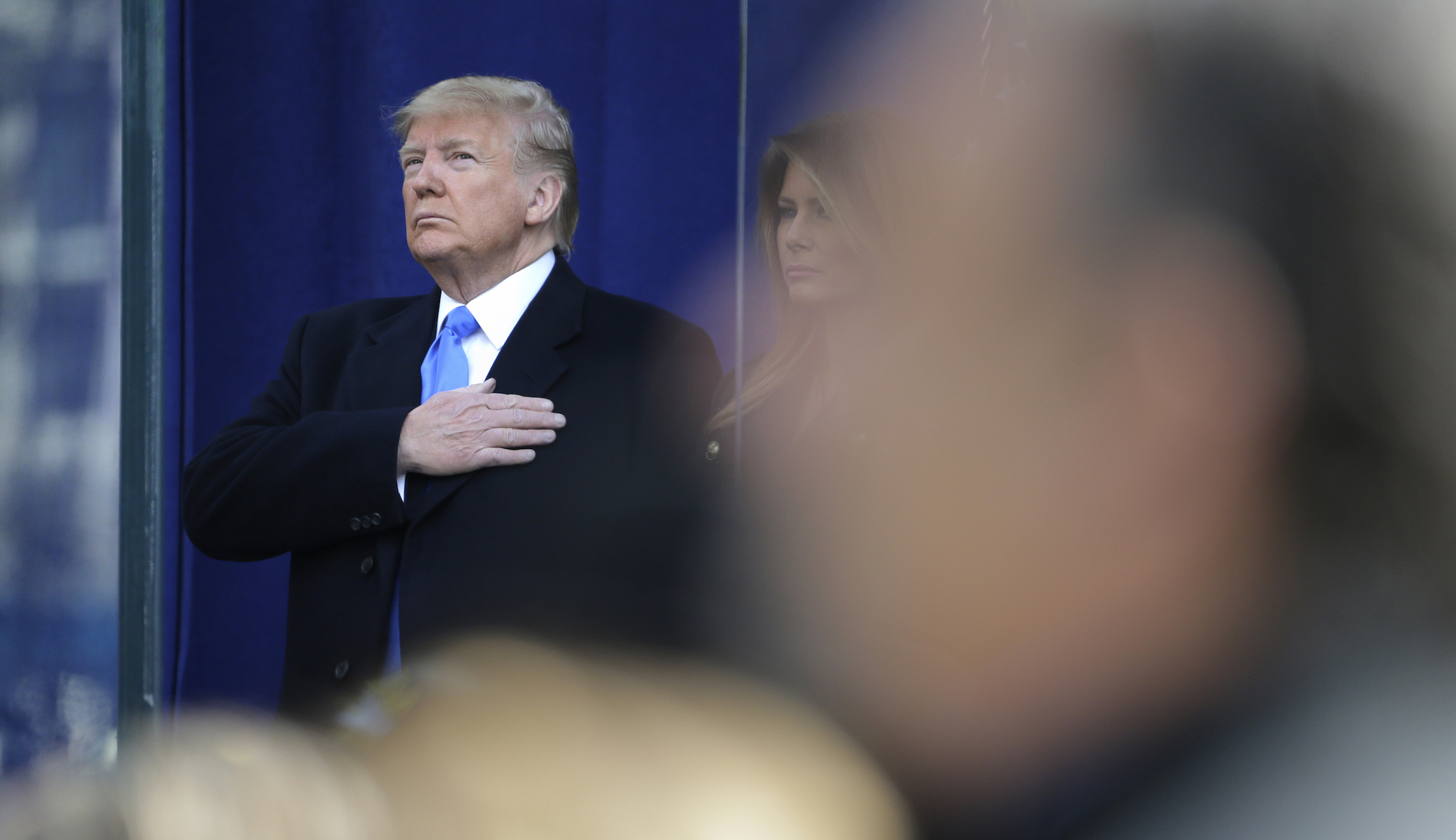 WATCH LIVE: Trump and first lady participate in National Veterans Day Observance
