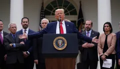 ‘A nasty question’: Trump pressed on dismantling of White House pandemic response team