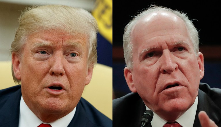 Donald Trump and John Brennan