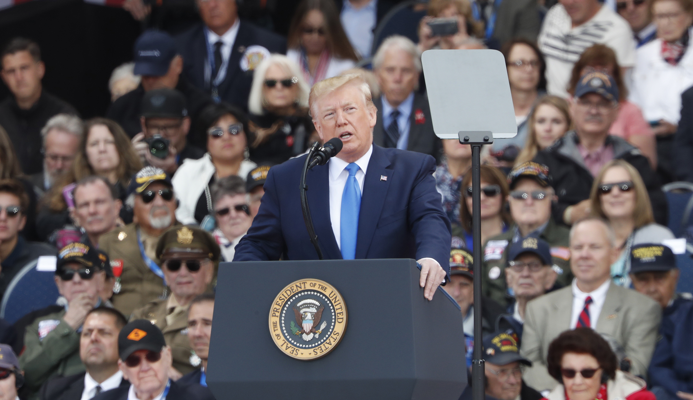 Trump at 75th anniversary ceremony: D-Day veterans ‘some of the greatest’ Americans to live