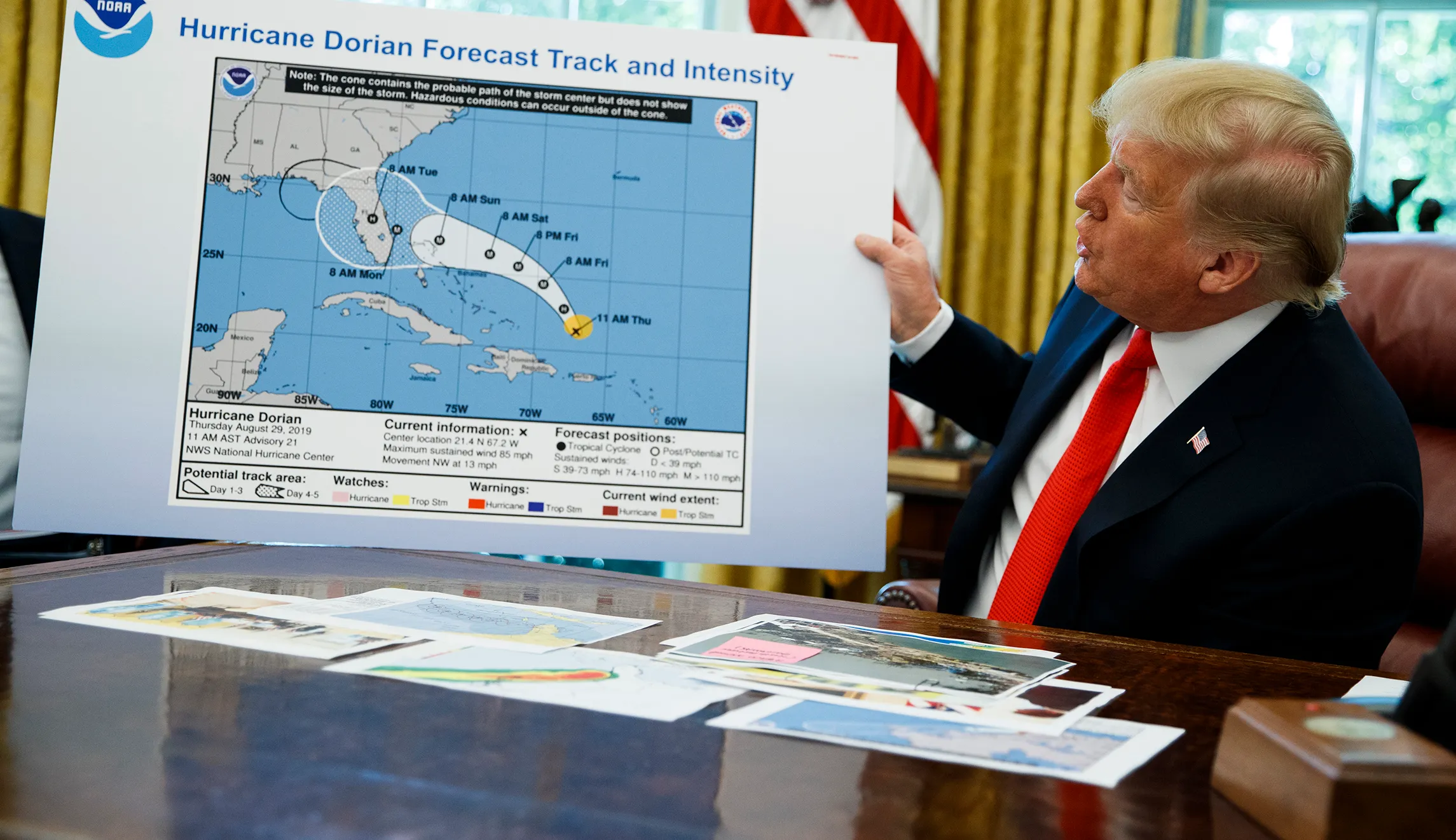 NOAA chief: No one getting fired over Dorian forecast controversy