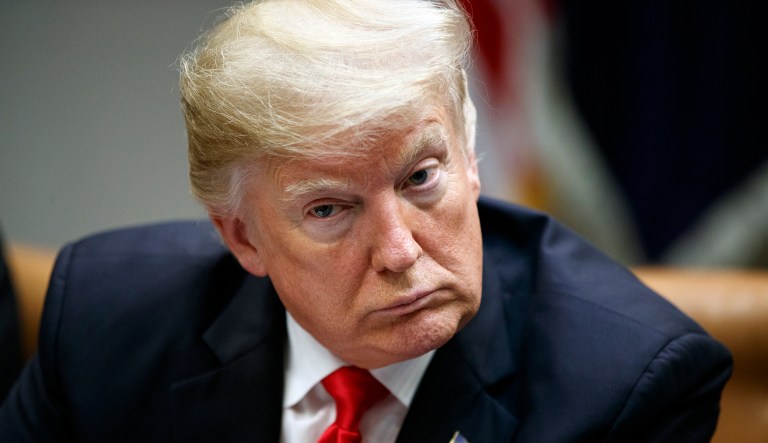 President Donald Trump speaks during a roundtable discussion on the Federal Commission on School Safety report, in the Roosevelt Room of the White House, Tuesday, Dec. 18, 2018, in Washington.
