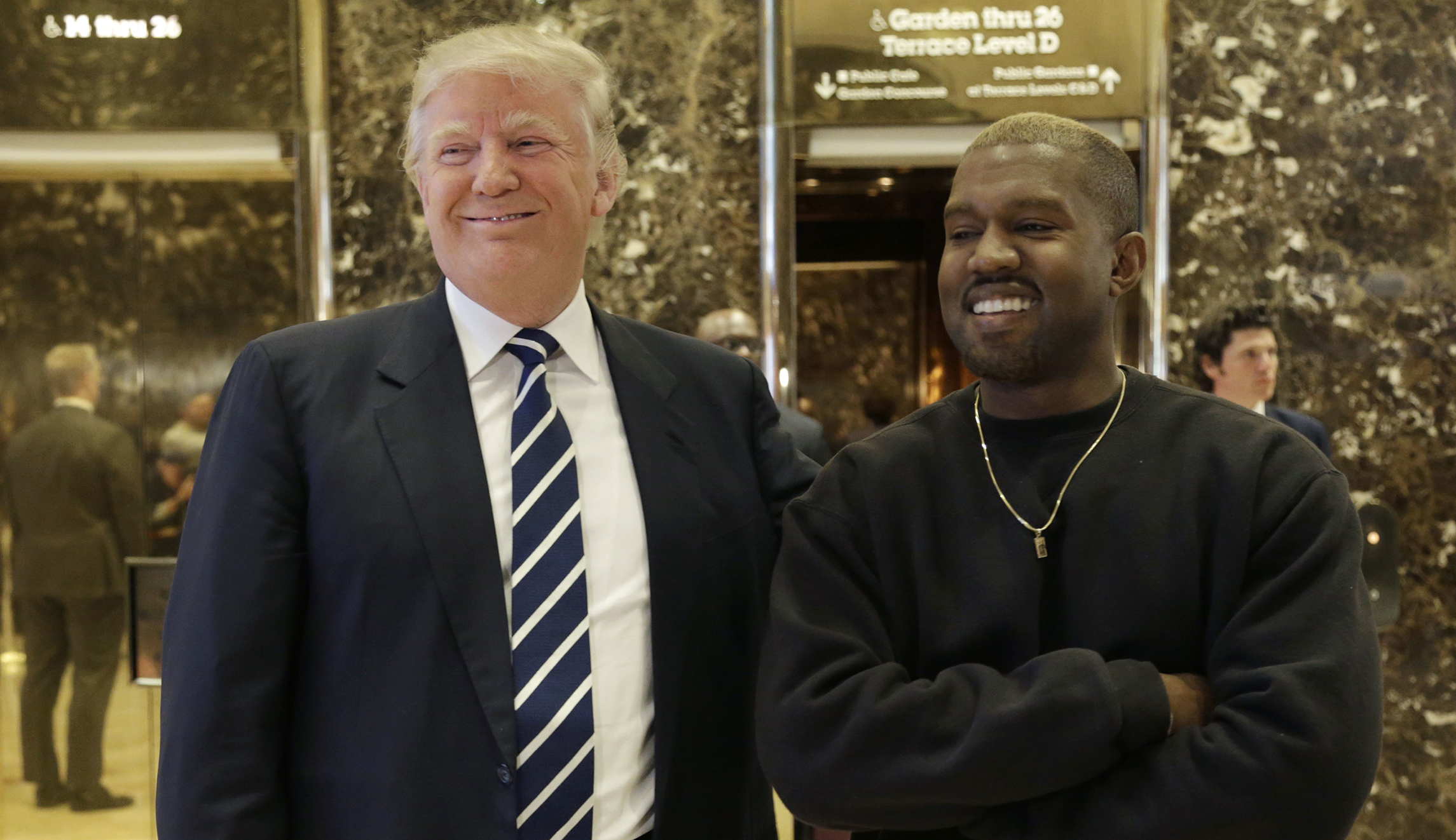 Trump says Kanye West has increased his support in black communities