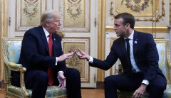 Trump jabs Macron: You’d be speaking German if it wasn’t for US