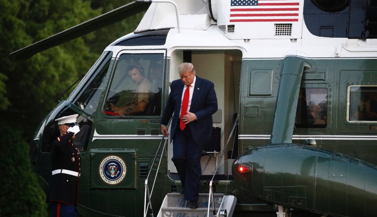 FAA advisory indicates Trump to escape DC protests for weekend at New Jersey golf course