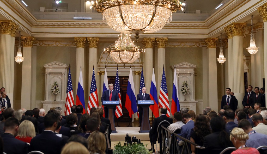 Trump performance at Putin summit sends media into tailspin
