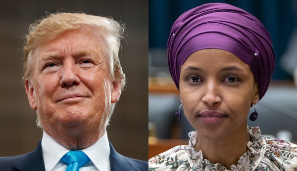 Trump claps back at ‘extremely unpatriotic’ Ilhan Omar after she blames him for death threats surge
