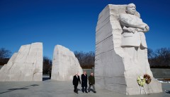 Trump, Pence make unannounced visit to Martin Luther King Jr. memorial