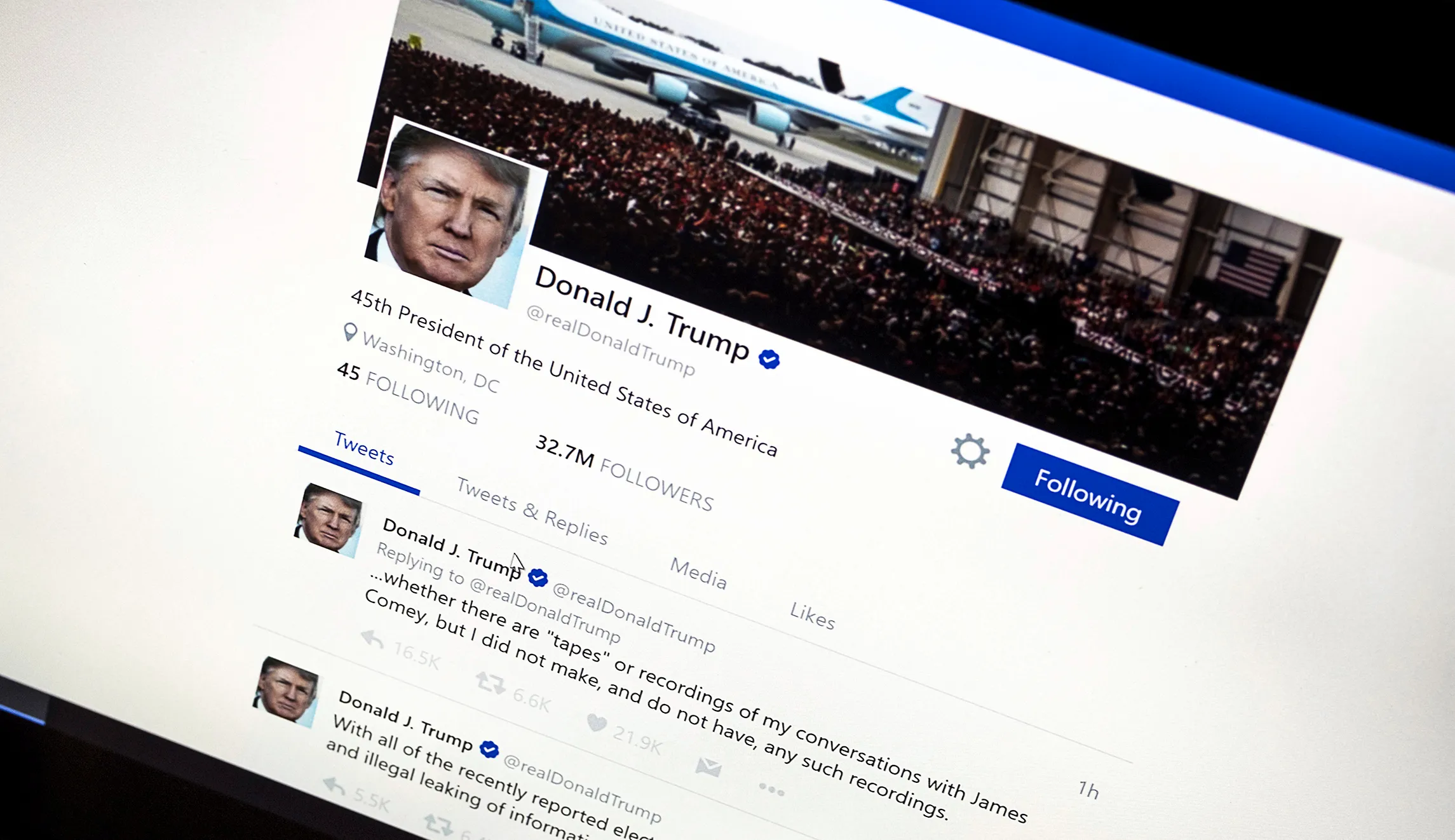 Trump says social media is more important and powerful than the ‘fake news media’