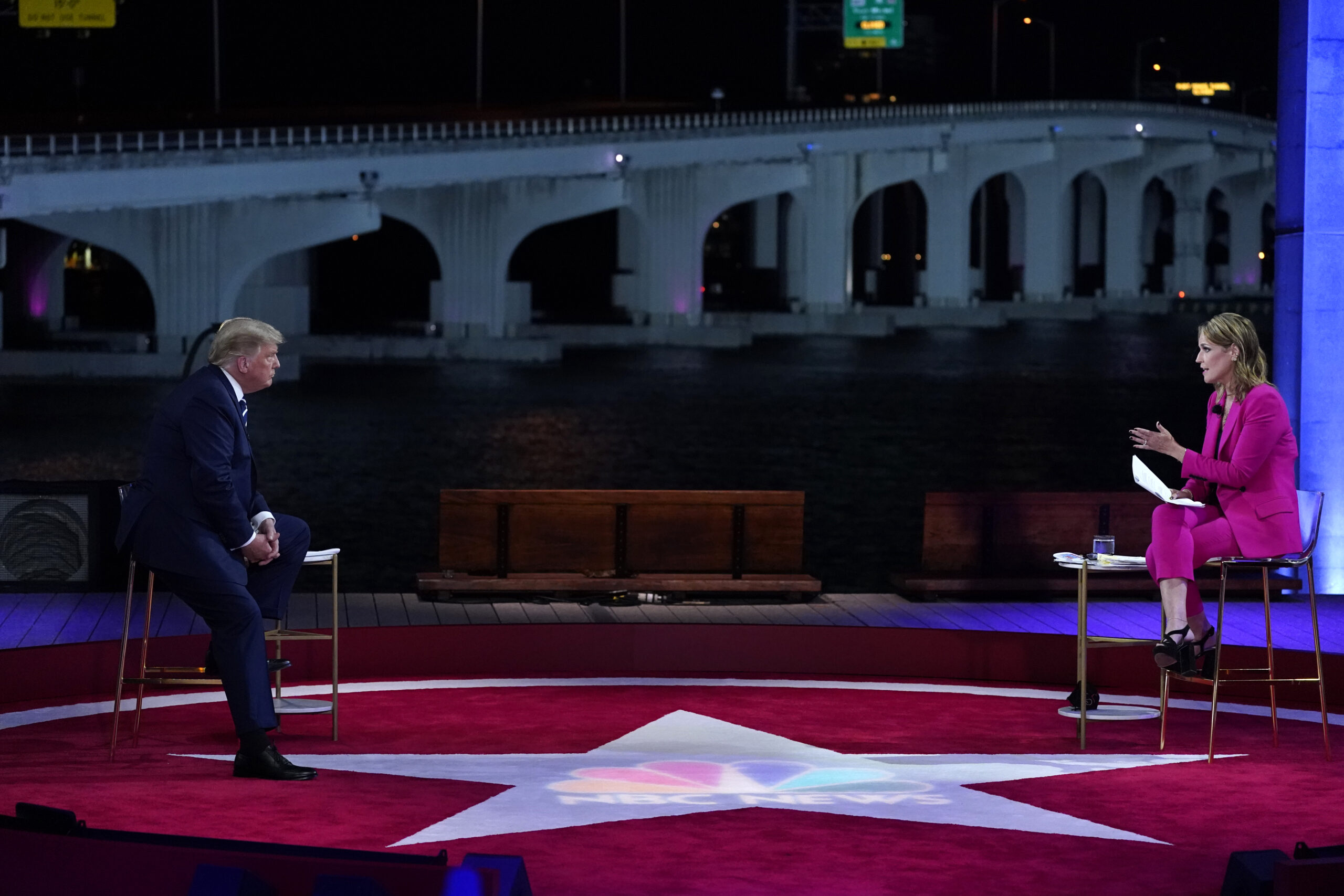 Trump’s Lincoln Memorial town hall beats CNN and MSNBC ratings combined