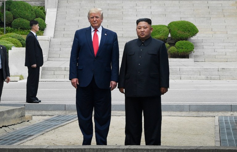 Trump makes history crossing into North Korea