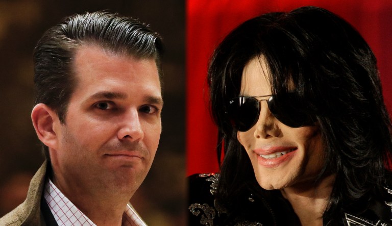 Donald Trump Jr. claims his father let him ‘hang out with Michael Jackson’ as a child