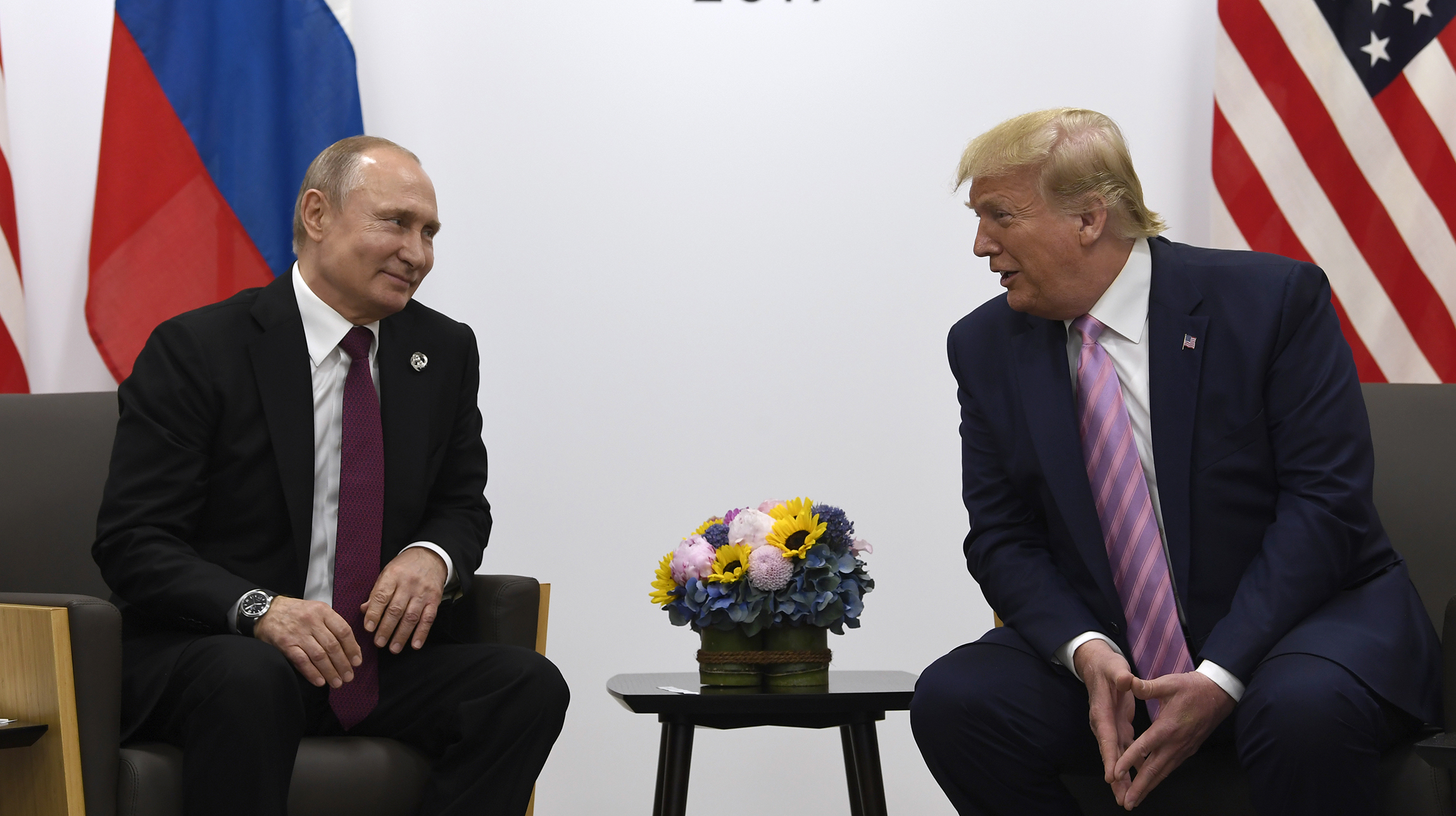 Trump jokingly tells Putin: ‘Don’t meddle in the election’