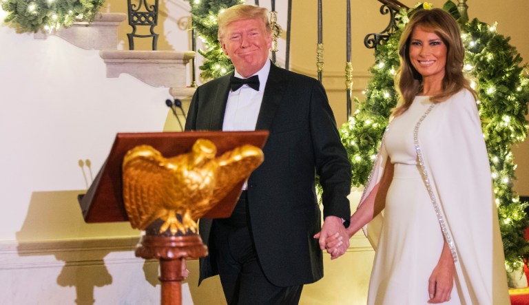 These House Democrats attended Trump’s holiday party as colleagues worked on impeachment articles